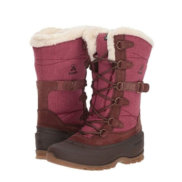 Kamik SnoValley 2 Maroon Women's Winter Boot SZ 6 - Picture 1 of 8